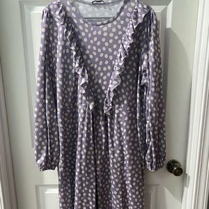 Maxi purple dress